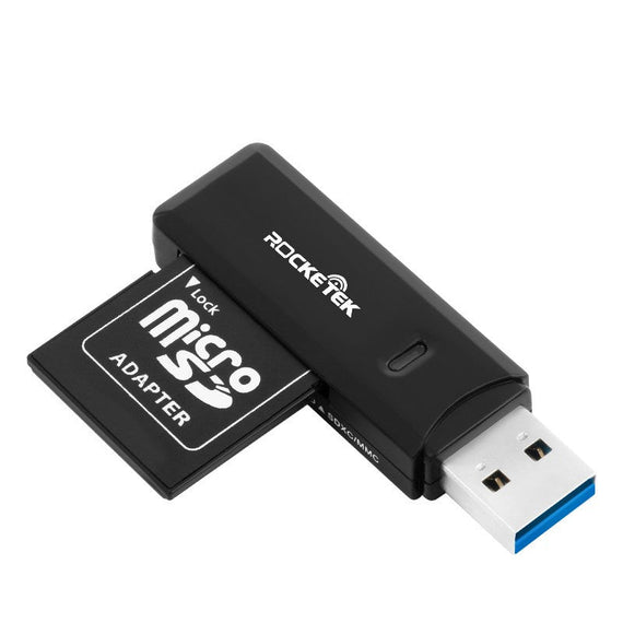 2i1 USB3.0 kortläsare SD/MMC och MicroSD/TF 2TB 5Gbps UHS-I