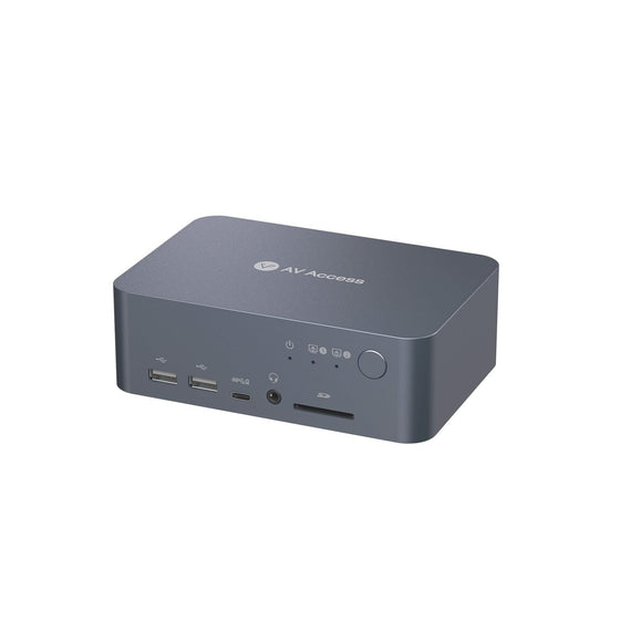Dockningsstation Dual Monitor KVM Switch för bärbar dator och stationär dator, med HDMI & DisplayPort, USB-C MST Dual 4K@60Hz