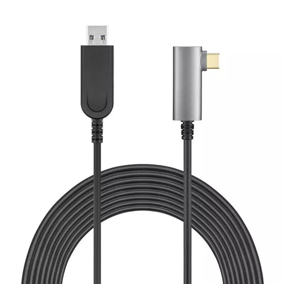aktiv AOC Fiber 7,5m USB-C till USB-A VR Link Kabel för Oculus Quest 2 USB3.2 Gen2 10Gbps Super Speed VR Link cable