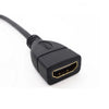 HDMI förlängningskabel 2m hane till hona svart 4K 30Hz 10,2 Gbps HDMI 1.4 HDMI High Speed With Ethernet