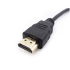 HDMI förlängningskabel 2m hane till hona svart 4K 30Hz 10,2 Gbps HDMI 1.4 HDMI High Speed With Ethernet