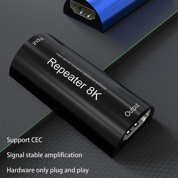 HDMI förlängare 8K60Hz signalförstärkare upp till 25m HDMI Signal Booster