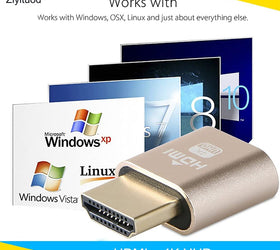 Dummy Plug HDMI 4K Display Emulator