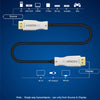 7,5m Aktiv AOC Fiber Optisk HDMI 2.0 4K 60Hz 18Gbps EDID CEC HDR ARC Dolby DTS-HD