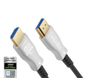 CERTIFIED 10m Ultra High Speed HDMI 2.1 aktiv AOC Optisk Fiberkabel 8K 60Hz 4K 120Hz 48Gbps Dynamic HDR, eARC, VRR kompatibel med RTX 3080 3090