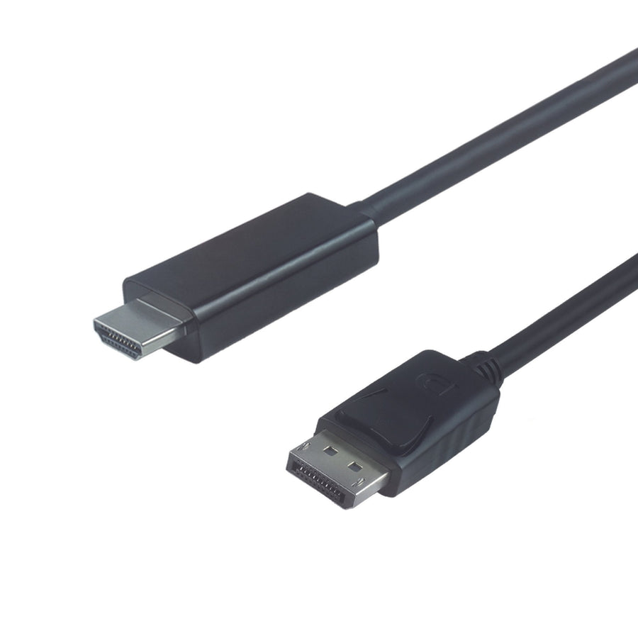 3m Displayport 1.2 till HDMI kabel UHD 4K i 30Hz 10,8Gbps för HDTV dubbelskärmad