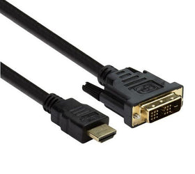 NÖRDIC 2m kabel HDMI High Speed till DVI-D Single Link 18+1 upplösning 1920x1200 60Hz 5,1Gbps Ren koppar 99,99%