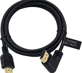 2m vinklad HDMI 2.1 UHD 8K 60Hz 4K 120Hz 48Gbps Dynamic HDR eARC Game Mode VRR Dolby ATMOS guldpläterad