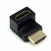 vinklad HDMI 4K adapter hane till hona 90 grader
