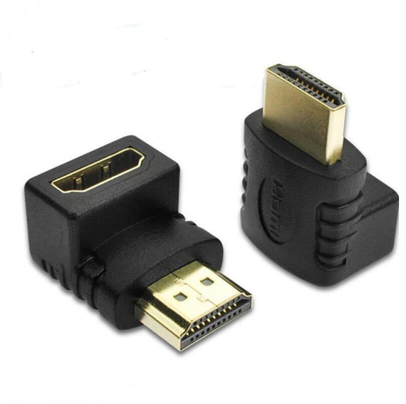 vinklad  HDMI 4K adapter hane till hona 270 grader