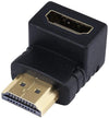 vinklad  HDMI 4K adapter hane till hona 270 grader