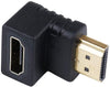 vinklad  HDMI 4K adapter hane till hona 270 grader