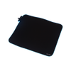 NÖRDIC RGB gamingmusmatta, 320x270x3mm (S), halkfri naturgummibas, Elastan-tygtopp,  svart