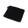 NÖRDIC RGB gamingmusmatta, 450x400x4mm (M), halkfri naturgummibas, Elastan-tygtopp, svart
