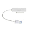 Maiwo K104 5Gbps USB3.1 till 2,5" HDD/SSD SATA III adapter med 10cm kabel USB A och transparent kabinett av plast