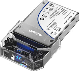 Maiwo K108U Extern kabinett USB-C 3.2 Gen2 10Gbps till 2,5 " U.2 PCIe NVMe SSD
