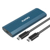 Maiwo K1690 M.2 SATA & NVMe SSD kombo till USB3.2 Gen2 10Gbps extern kabinett skruvlös design aluminium