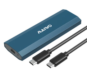 Maiwo K1690 M.2 SATA & NVMe SSD kombo till USB3.2 Gen2 10Gbps extern kabinett skruvlös design aluminium