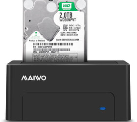 Maiwo K308C USB C 3.2 Gen2 10Gbps Dockningsstation för 1st 2,5 3,5  SATA HDD SSD upp till 14TB  med stöd för UASP, Stöd för SATAIII 6Gbps
