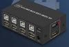 KVM Switch 4 PC till 1xHDMI 4K 60Hz och 4xUSB HDCP 2.2 för Xbox, PS5, Laptop