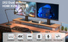 KVM Switch 2x2 HDMI 4K60Hz 3xUSB3.0 Audio EDID