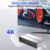 KVM Switch 2x2 HDMI 4K60Hz 3xUSB3.0 Audio EDID