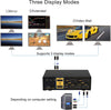 KVM 2x2 DP Switch Dual Monitor Displayport 1.2 4K60Hz 4:4:4 med 2xaudio och 4xUSB-A