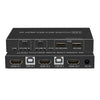 KVM Switch 2 till 1xHDMI 2.0 4K60Hz för PC, Xbox, PS5 och bärbar med 3xUSB portar