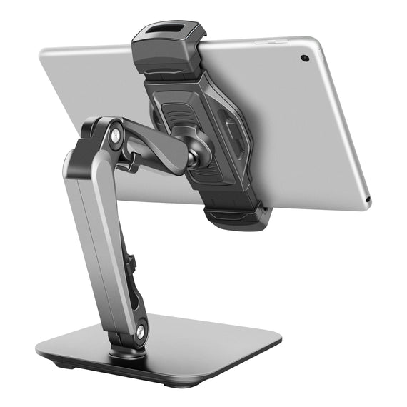 Mobil- och surfplatthållare tiltbar och roterbar 360 grader högkvalité tung bas