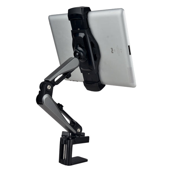 Mobil- och surfplattahållare tiltbar och roterbar 360 grader högkvalité bordsmontering