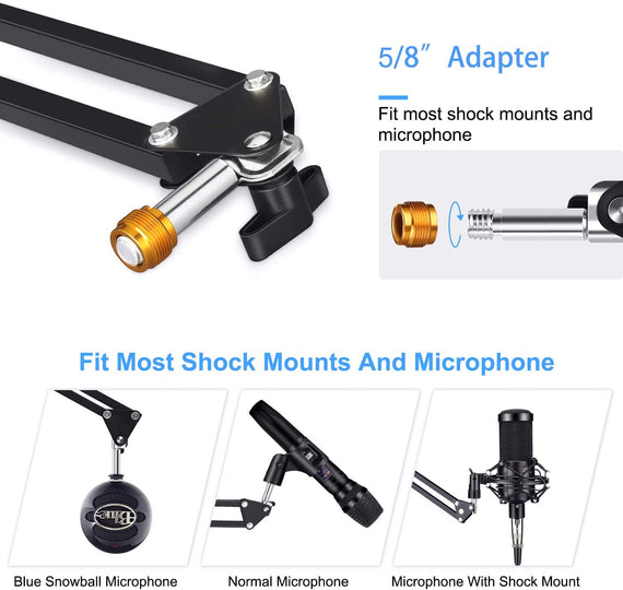 Mikrofonstativ för bordsmontering mikrofonarm