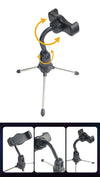 universell tripod stativ och hållare för mobiltelefoner 360 roterbar