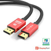 CERTIFIED CABLES 50cm VESA Certified Displayport 2.1 kabel DP80 UHBR20 80Gbps 16/10/8K60H 4K165/144Hz DSC1.2a HDR HDCP2.2 FreeSync G-Sync