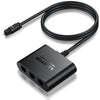 Digital audio optisk toslink splitter 1 till 3