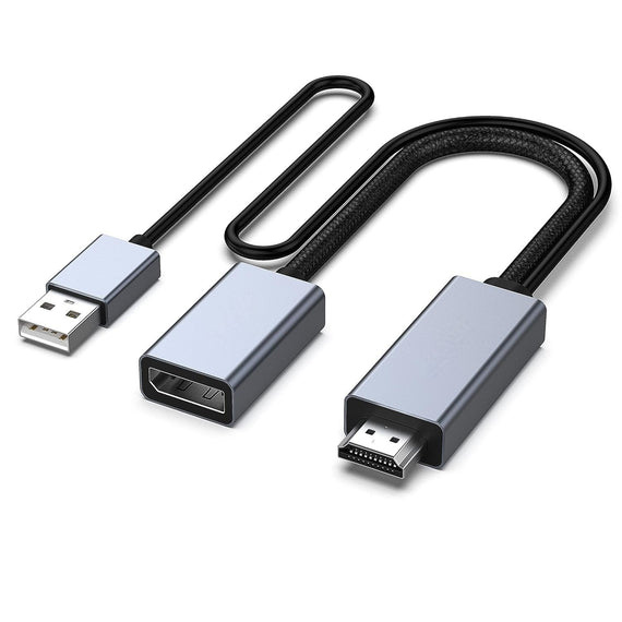 HDMI to Displayport adapter 20cm 4K60Hz 18Gbps