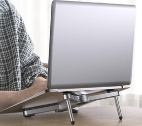 NÖRDIC högkvalitativa stativ för bärbara datorer för MacBook Pro och upp till 14" bärbara datorer
