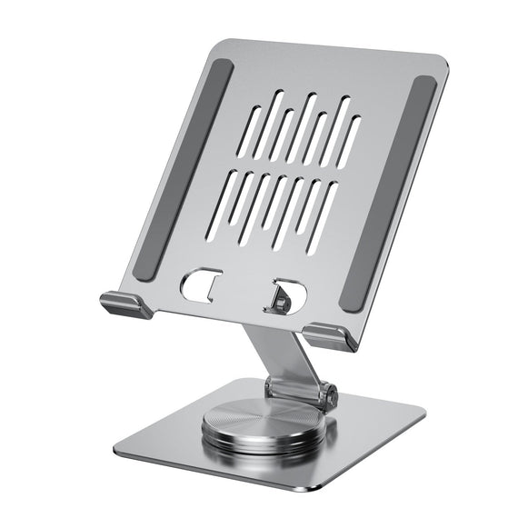 Laptop and tablet holder 360 degree rotating  aluminium for laptop 14" and tablett 7-13"