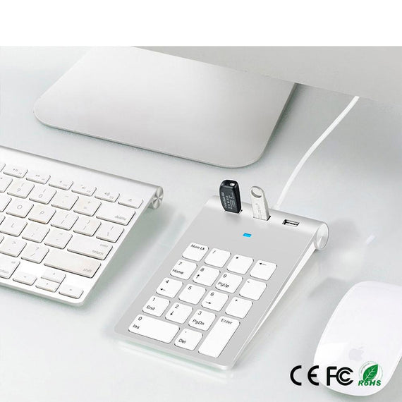 USB knappsats och 3xUSB Hubb 18 tangenter