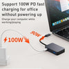 NÖRDIC USB-C Hub 5 ports 3xUSB-A 3.0 5Gbps 1xUSB-C 480Mbps 1xUSB-C PD 90W