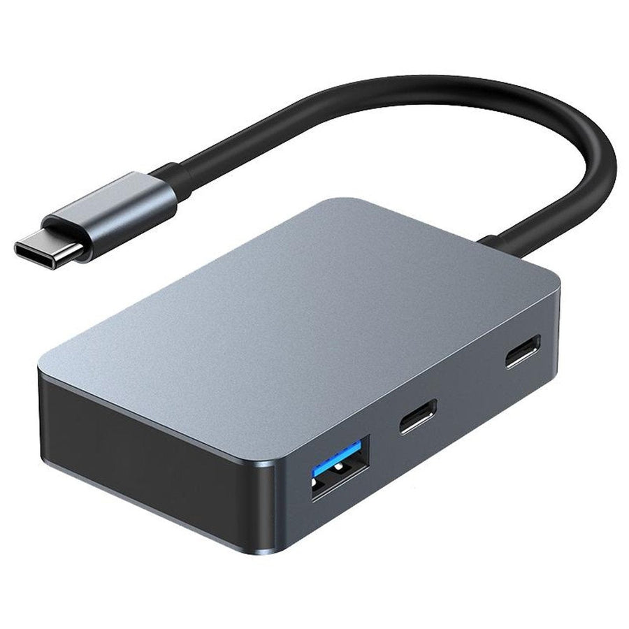 NÖRDIC USB-C Hub 5 ports 3xUSB-A 3.0 5Gbps 1xUSB-C 480Mbps 1xUSB-C PD 90W