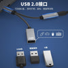 NÖRDIC USB-C hub 2 portar 1x USB-A 2.0 1x USB-C PD 3.0 60W