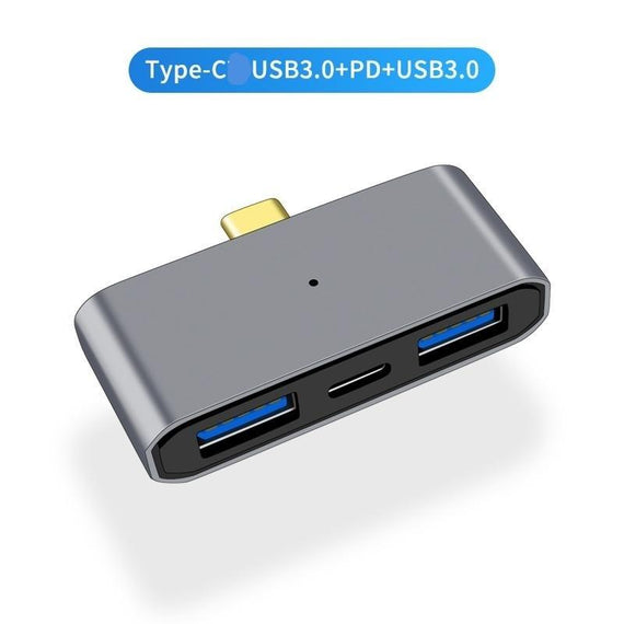 3 ports USB-C hubb 1xUSB-C PD 2xUSB-A 3x5Gbps