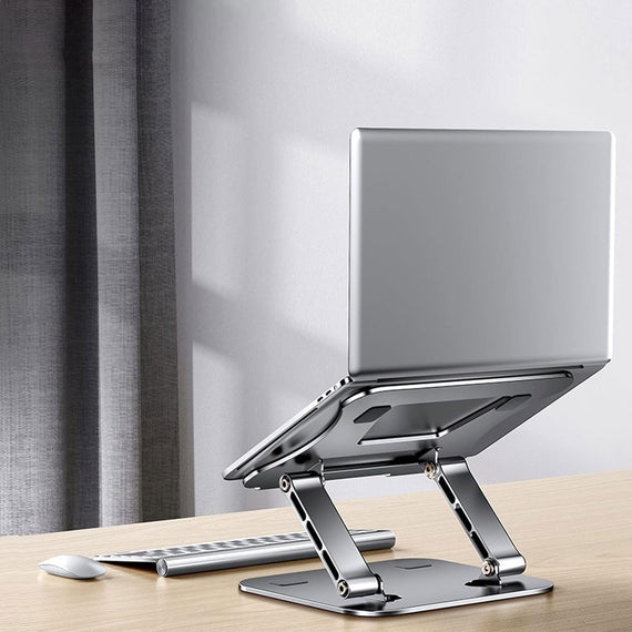 bärbarställ för upp till 17" justerbar höjd notebookställ laptopstativ dark grey