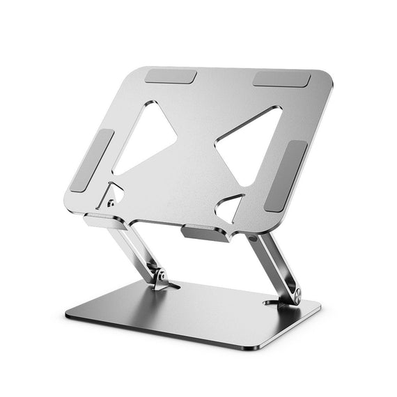 bärbarställ för upp till 17" justerbar höjd notebookställ laptopstativ silver