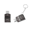 NÖRDIC 2 i 1 OTG USB3.1 A adapter to USB-C med kortläsare 2TB TF/Micro SD/Micro SDHC/Micro SDXC