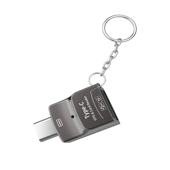 2 i 1 OTG USB3.1 A adapter to USB-C med kortläsare 2TB TF/Micro SD/Micro SDHC/Micro SDXC