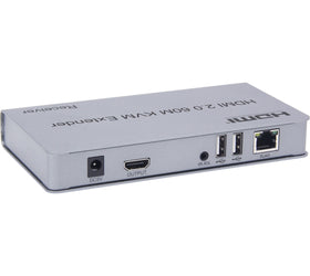 systemförlängare för HDMI 4K60Hz med loop out 2xUSB och R/L stereo över Cat6 upp till 60m
