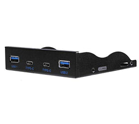 NÖRDIC  3,5" Floppy frontpanel 2xUSB-C 5Gbps 2xUSB3.0 20pin kontakt