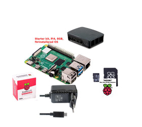Raspberry Pi 4 Model B Starter Kit, 8 GB