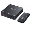 NÖRDIC HDMI Switch med 3xHDMI input och 1xHDMI 4K i 30Hz, 1xToslink digital output och 2x analog stereo audio L/R RCA output, Infrared fjärrkontroll